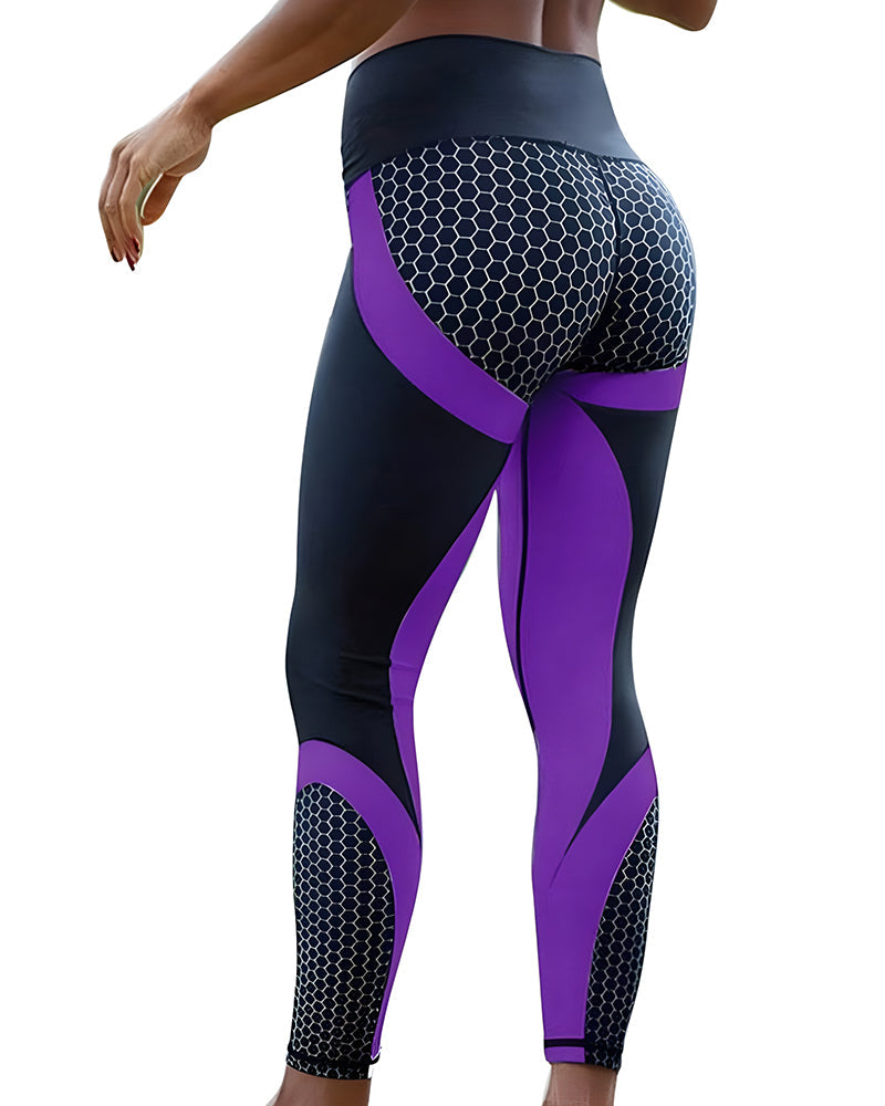 🔥🌹Colorblock High Waist Sports Leggings